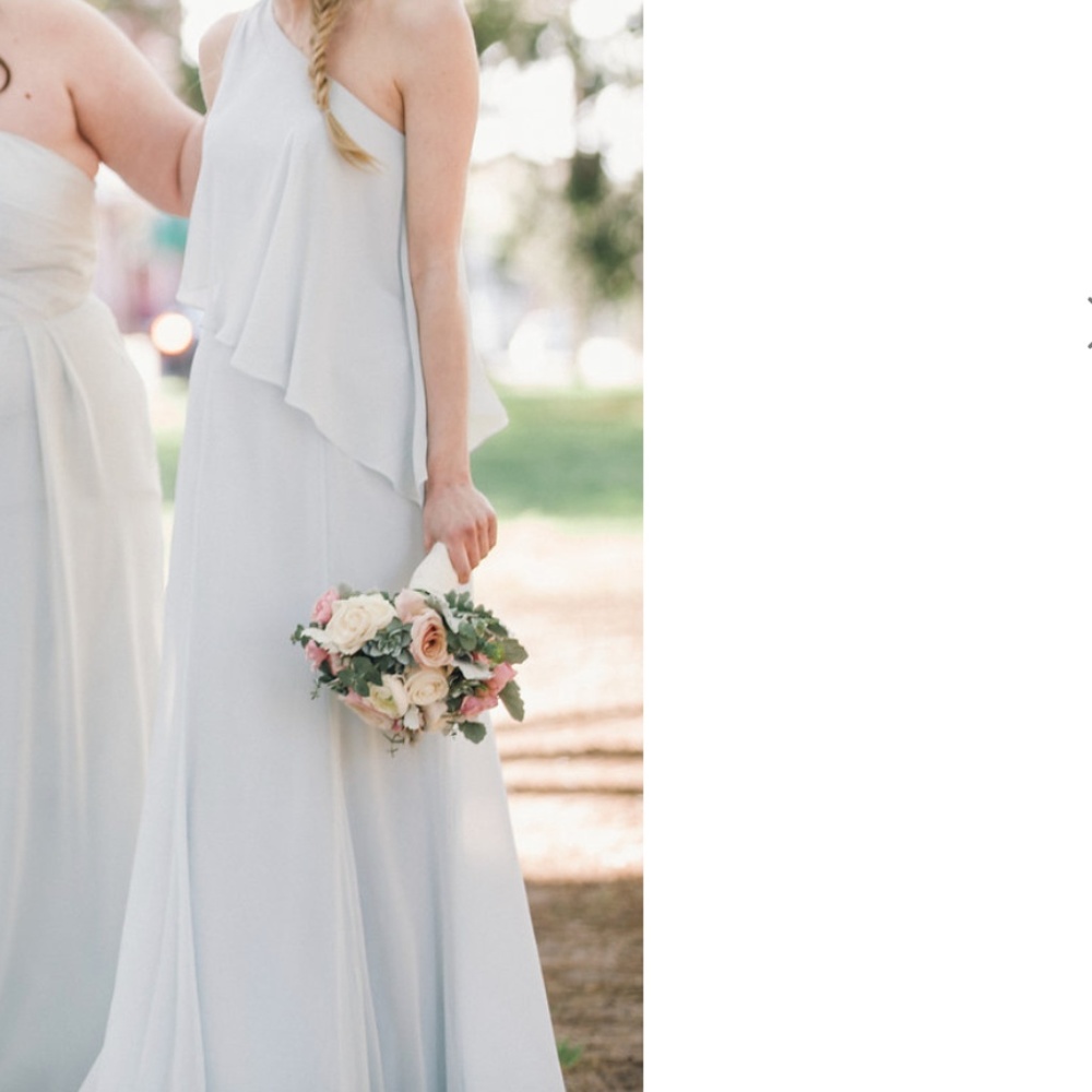 Azazie Nadia Bridesmaid Dress in Mist Size A0